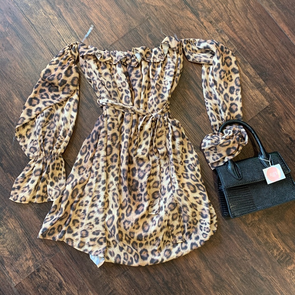 Cheetah Print Dress